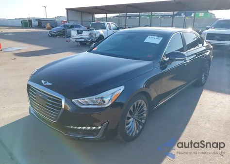 2017 Genesis G90 3.3T Premium из США, поврежденный, VIN KMHG34JA5HU024606